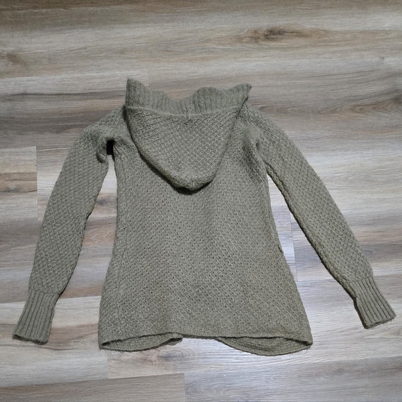 Vintage Zara Mohair Wool Blend Hoodie Cardigan Sweater - Picture 2 of 11